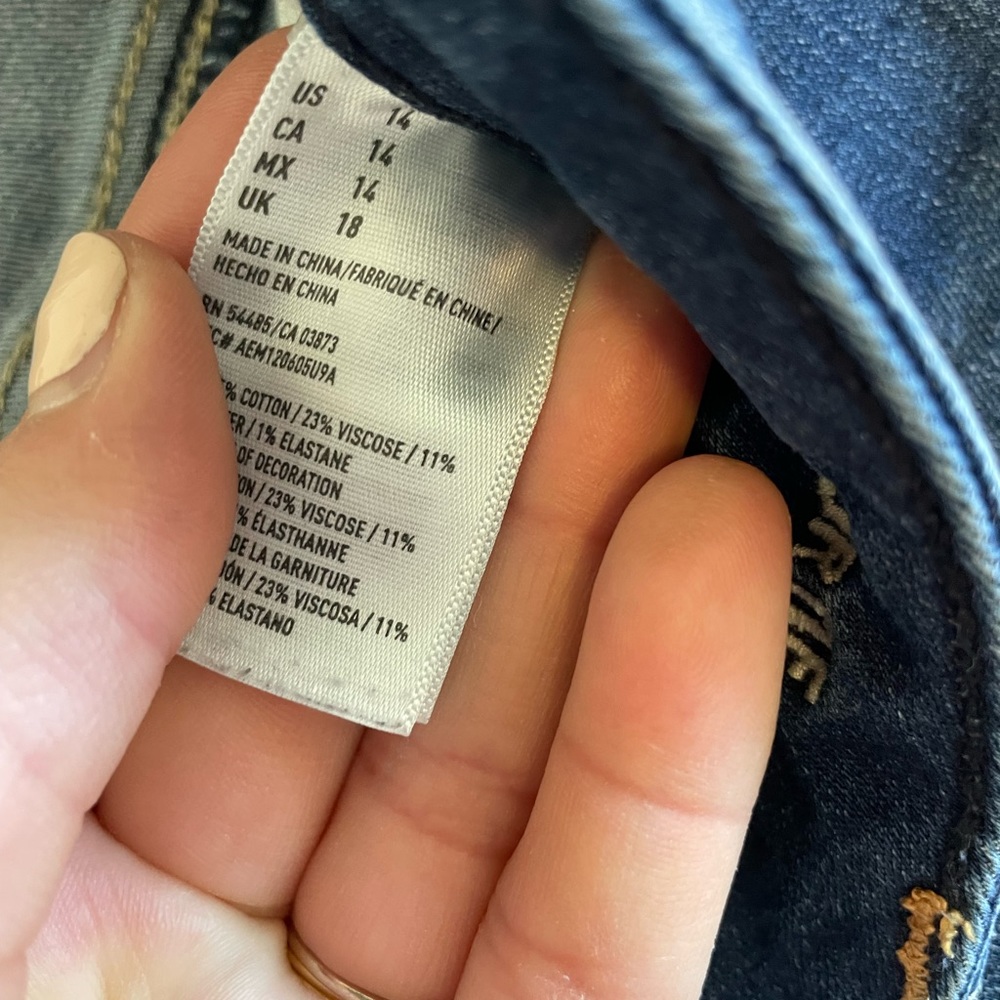 American eagle denim shorts ultra stretch